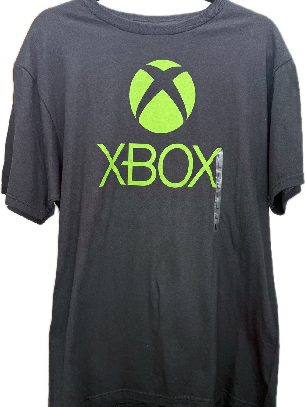 Ripple Junction Black Tee with Bright Green Xbox Logo